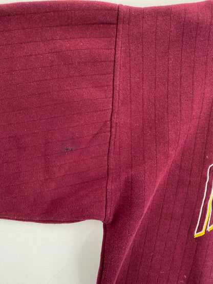 DAMAGED 90's STARTER x MINNESOTA Size XL Vintage College Sweat-Shirt / G5936S