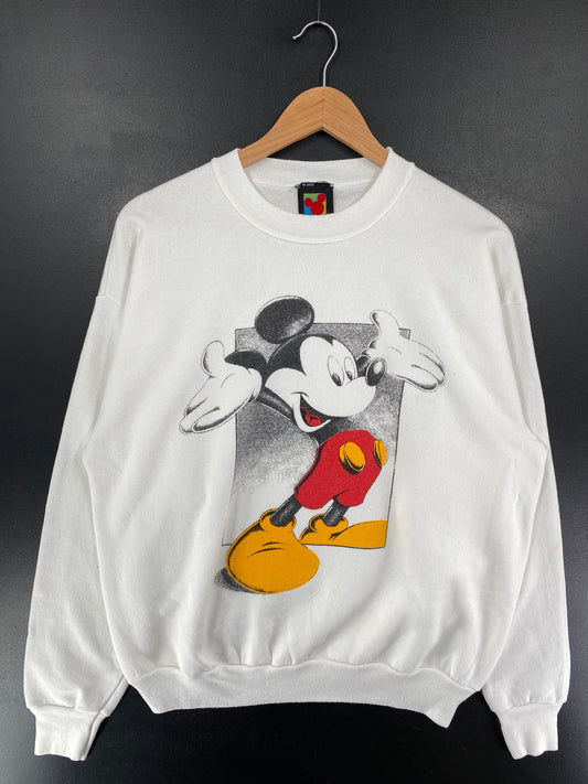 90’s DISNEY MICKEY Made in USA Size XL Vintage Sweat-shirt / G5983S