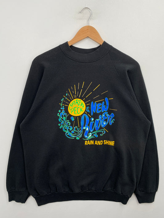 00' KAREN PECK Made in USA Size XL Vintage Sweat-shirt / G6012S