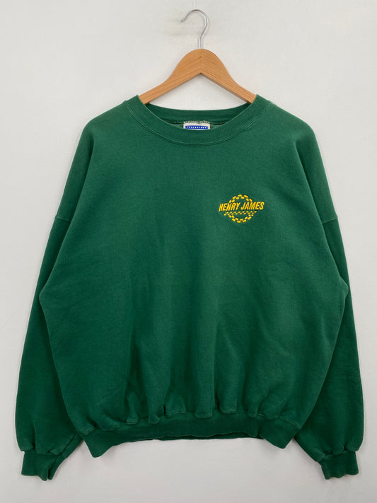 90's HENRY JAMES Made in USA Size XL Vintage Sweat-shirt / G6014S