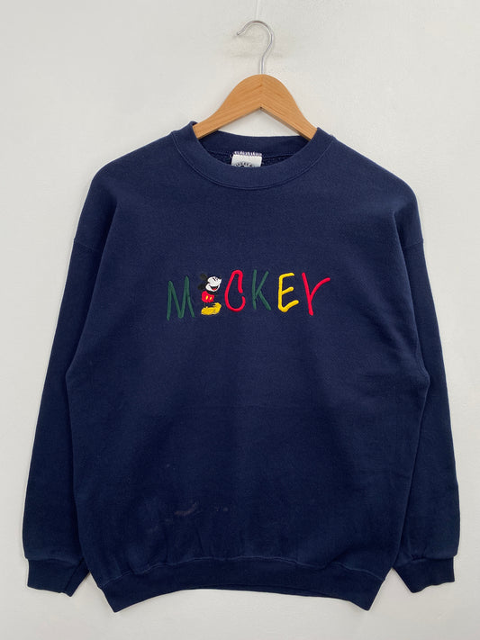 90's DISNEY MICKEY Made in USA Size M Vintage Sweat-shirt / G6024S