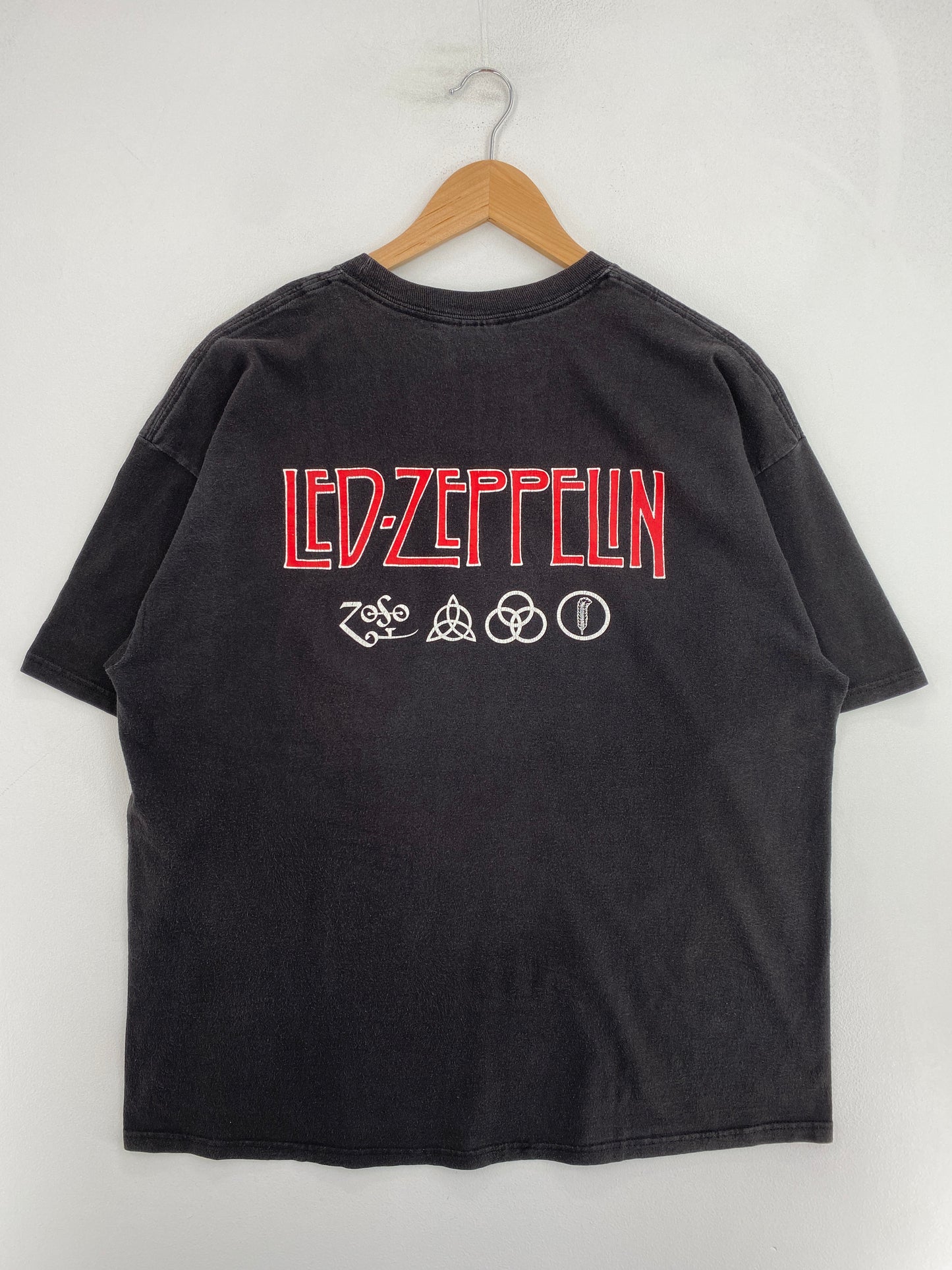 00’ LED ZEPPELIN Size XL Vintage Music T-shirt / G2130T