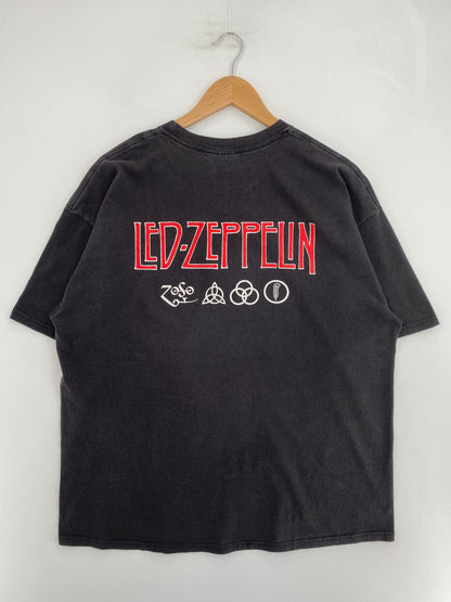00’ LED ZEPPELIN Size XL Vintage Music T-shirt / G2130T
