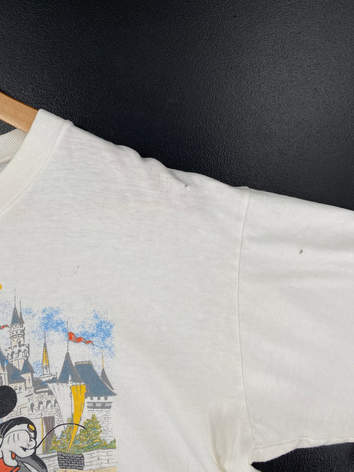 (L) 1988 DISNEY MICKEY 60TH BIRTHDAY Vintage T-Shirt / A0777T