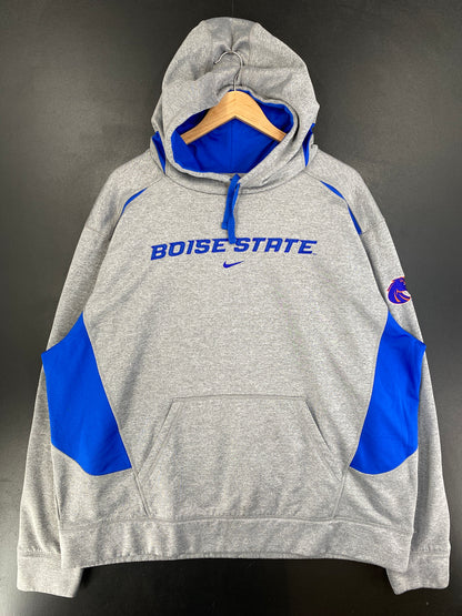 Vintage NIKE BOISE STATE Size XXL Vintage College Hoodie Jersey Material Sweat-Shirt / G2148S