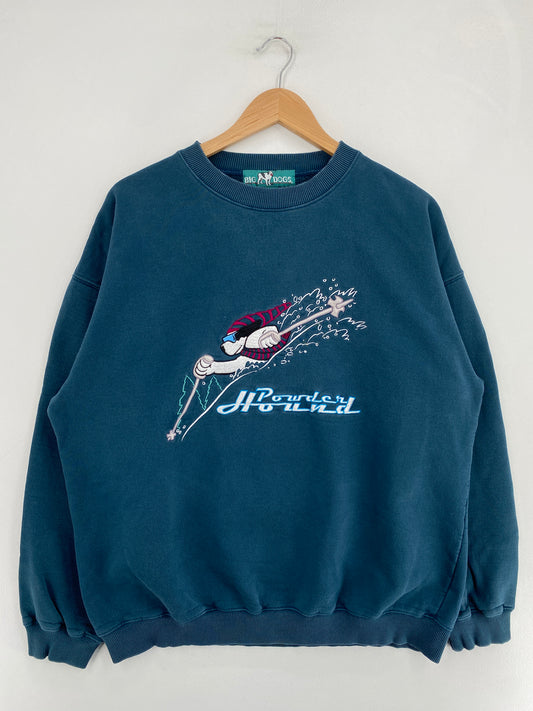 00' BIG DOG Size L Vintage Sweat-shirt / G6282S