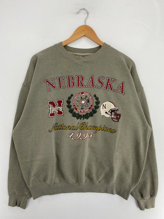 Vintage NEBRASKA HUSKERS Size XL College Sweat-Shirt / G2230S