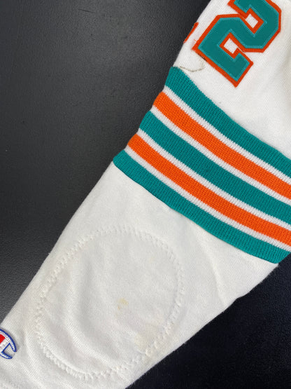90’s Champion x MIAMI DOLPHINS Made in USA Size L Vintage NFL Cotton Game-Shirt / G2239S