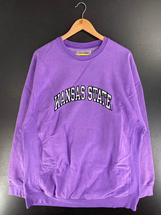 Vintage KANSAS STATE Size XL College Sweat-shirt / G3774S