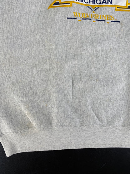 90's MICHIGAN WOLVERINES Made in USA Size XL Vintage College Sweat-shirt / F7995S