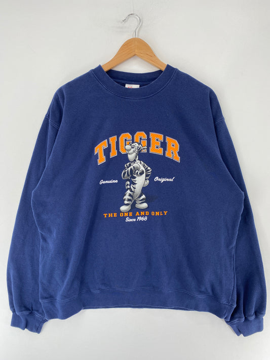 Vintage DISNEY TIGGER Size XL Sweat-shirt / F959S