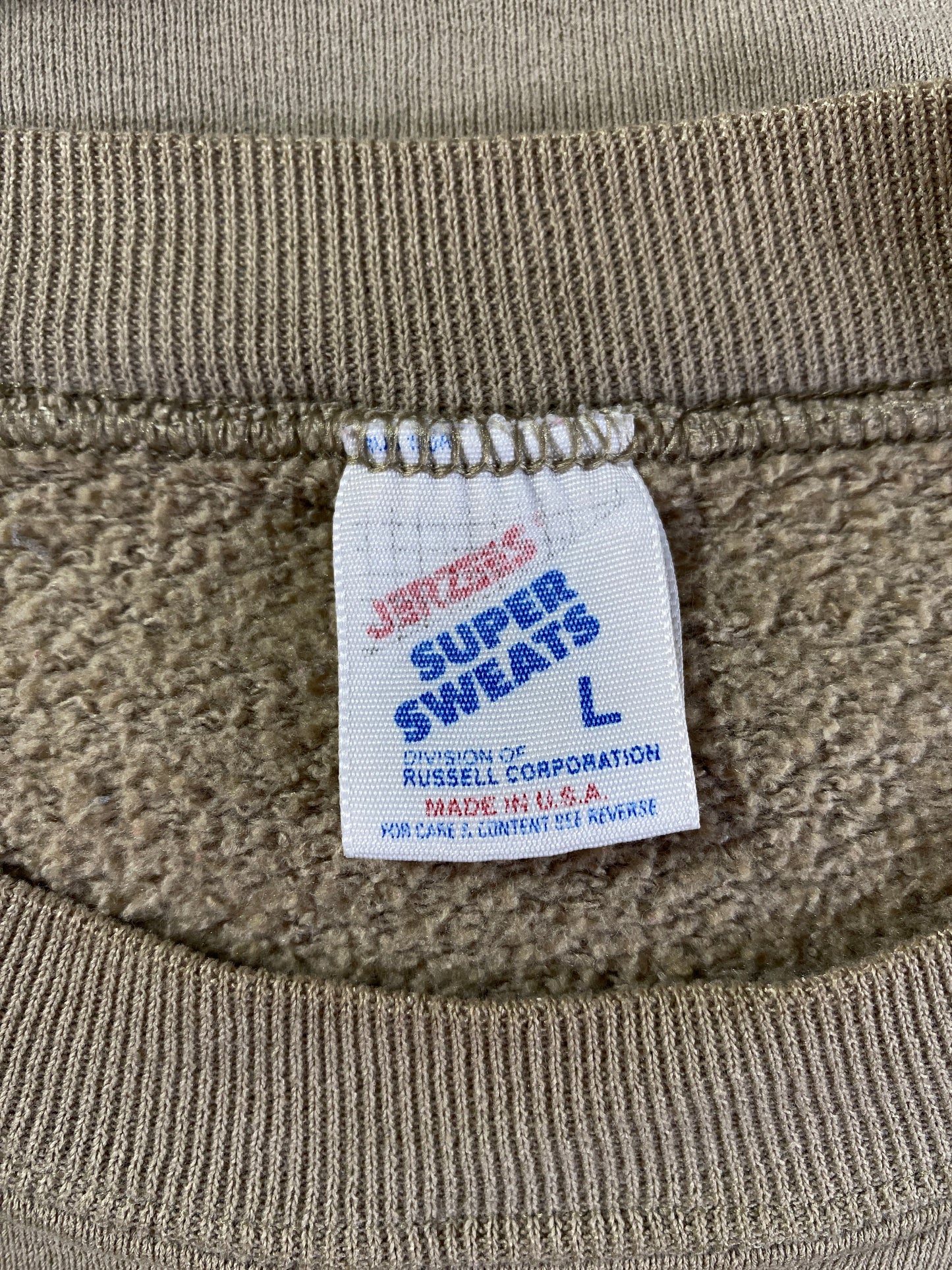 90's "WHERE IT'S ALWAYS DEERE SEASON" Made in USA Size L Animal Sweat-Shirt / F978S