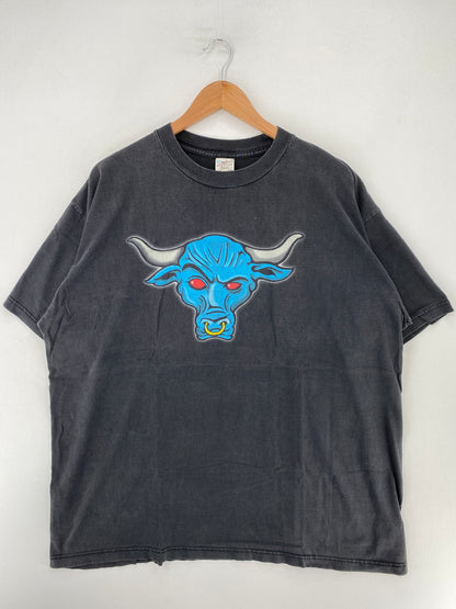 1998 THE ROCK WWF ATTITUDE Size XXL Vintage T-shirt / F8903T