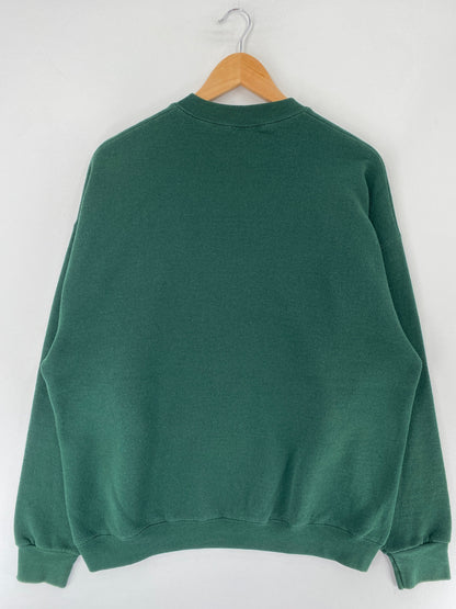 Vintage MACKINAC Size No Tag Approx. XL Animal Sweat-Shirt / G1749S