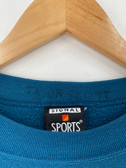 90's SEA OTTER ade in USA Size XL Vintage Animal Sweat-Shirt / F985S