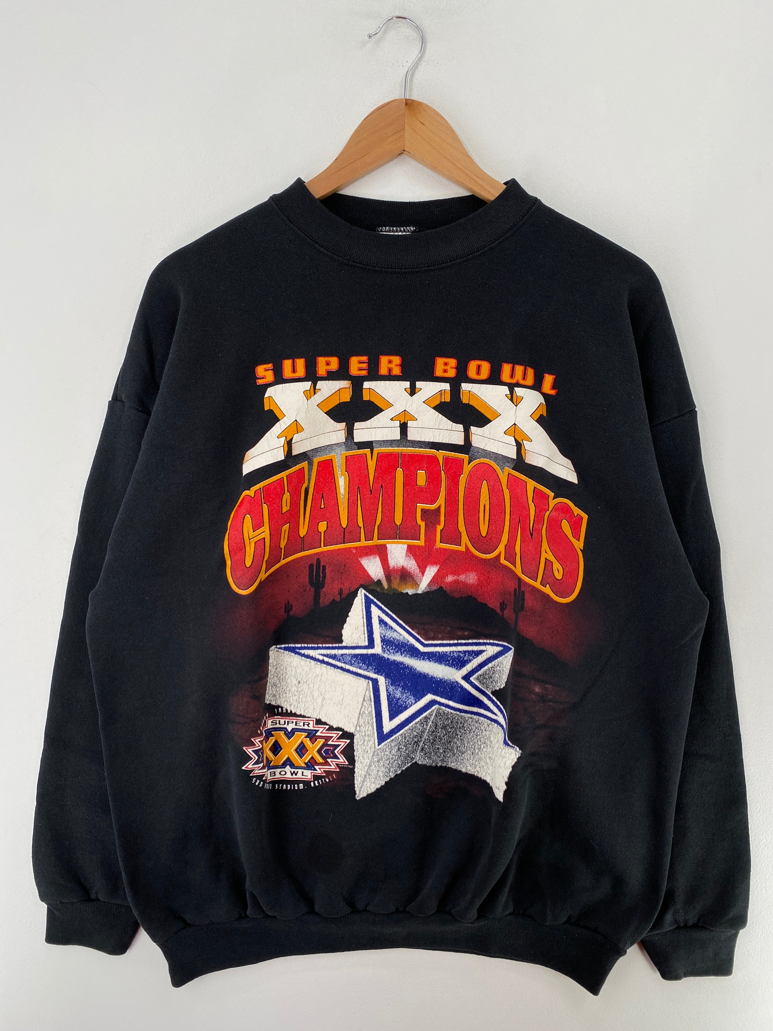 1996 SUPER BOWL Size XL Vintage NFL Sweat-Shirt / F8044S – FISHTALE VINTAGE