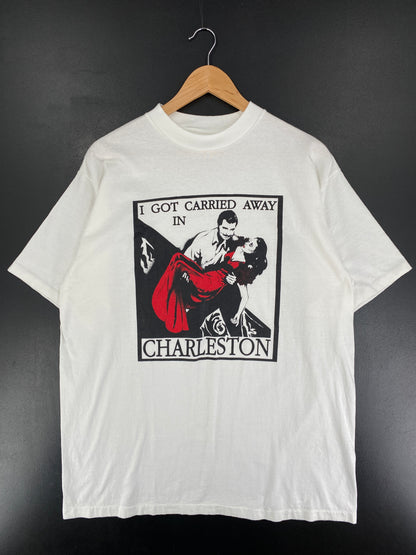 90's CHARLESTON Made in USA Size XL Vintage T-Shirt / G7007T