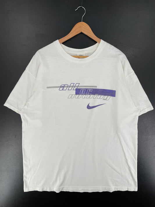 90's NIKE ALL OR NOTHING Made in USA Size L Vintage T-shirt / F2863T