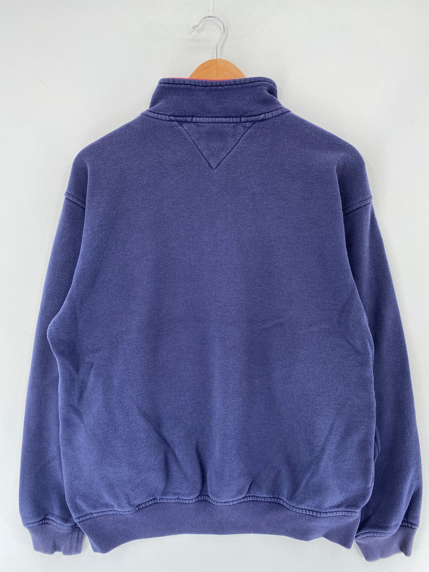 90’s TOMMY HILFIGER Size S Half ZipSweat-Shirt / F8649S