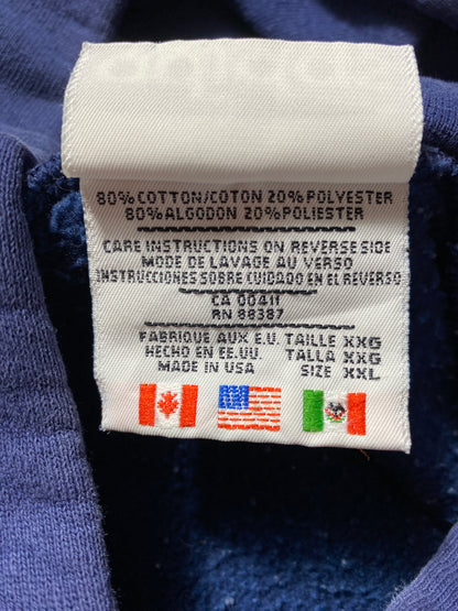 90's ADIDAS Made in USA Vintage Size XXL Hoodie Sweat-Shirt / F1029S