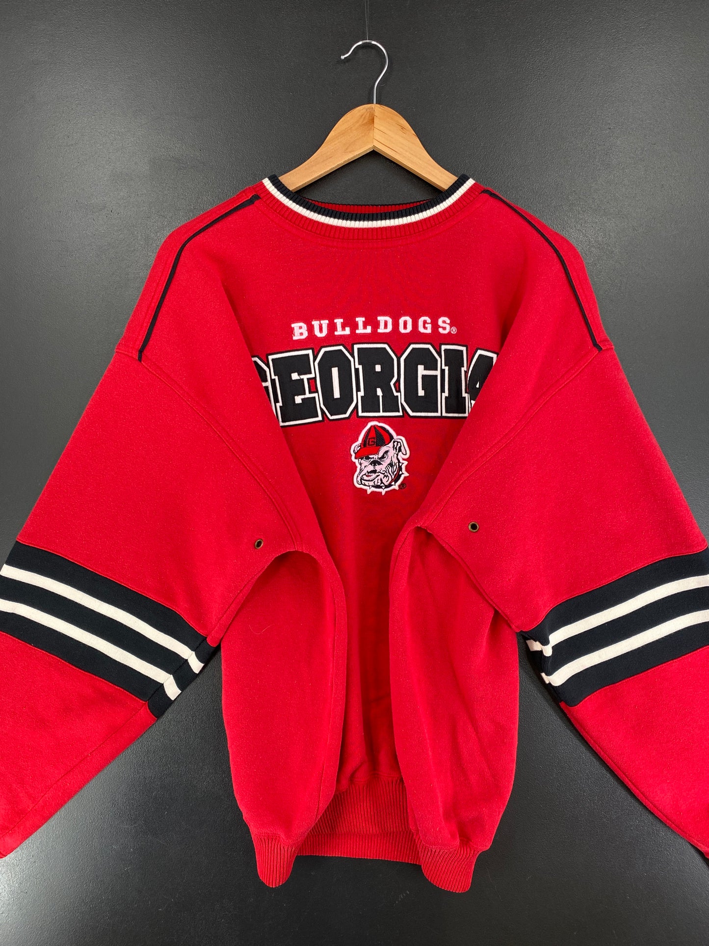 Vintage BULLDOGS GEORGIA Size XL College Sweat-Shirt / F1033S