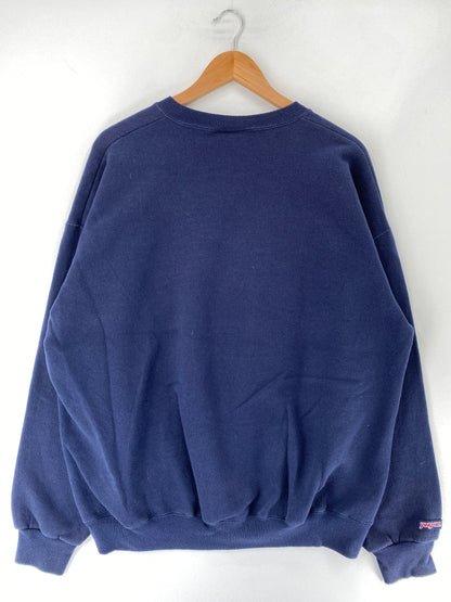 90's FROGS TEXAS CHRISTIAN UNIVERSITY Made in USA Size XL Vintage College Sweat-Shirt / F1035S