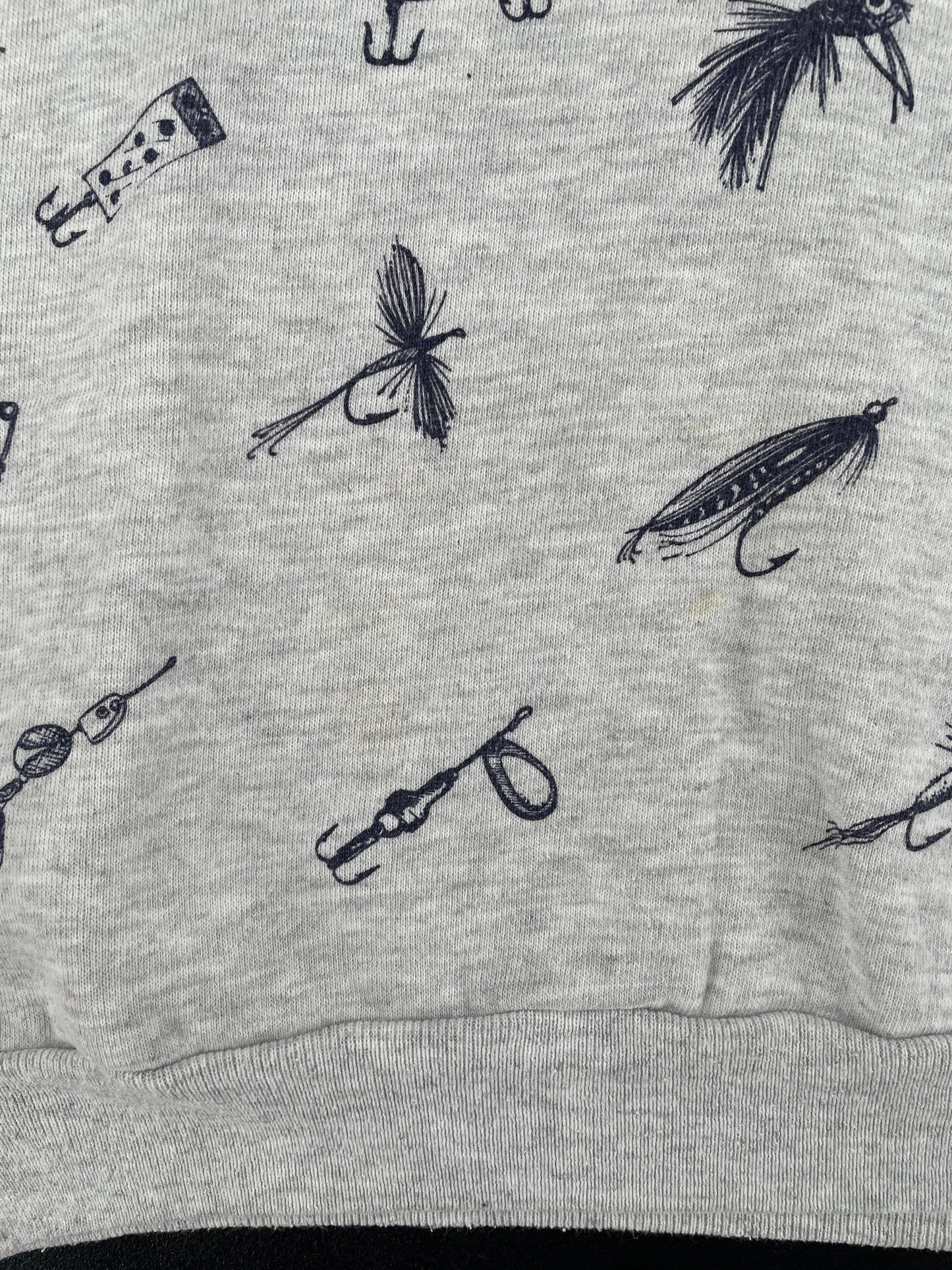 90's FISH Made in USA Size L Vintage Animal Sweat-shirt / F2882S