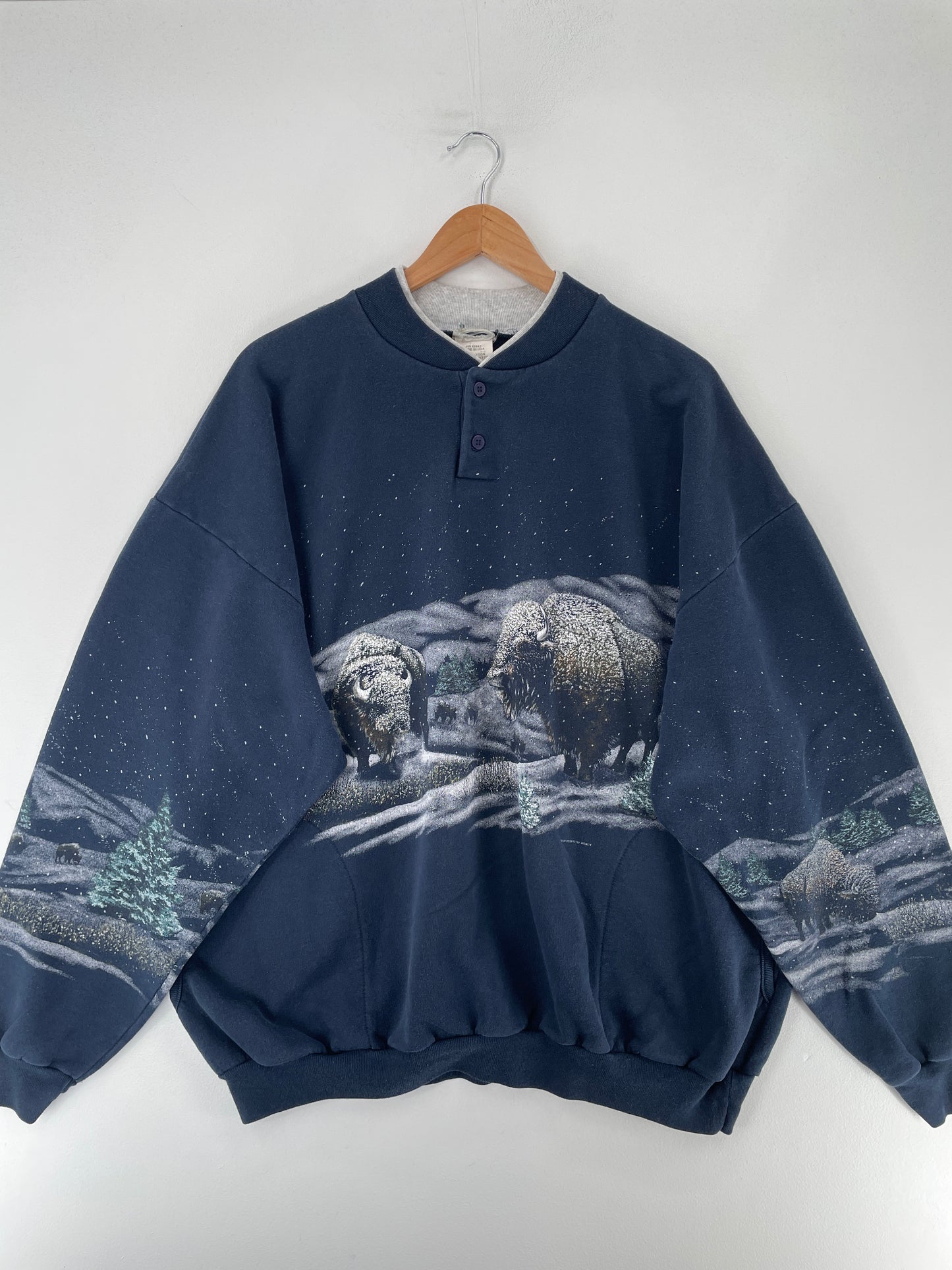 90's Made in USA Size XXL Vintage Animal Sweat-Shirt / F2884S