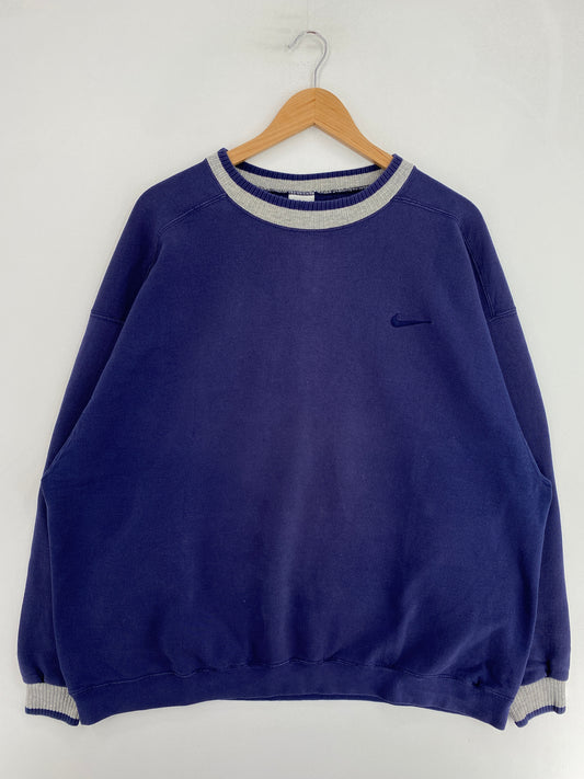 90's NIKE MINI SWOOSH Made in USA Size XXL Vintage Sweat-shirt / G2317S