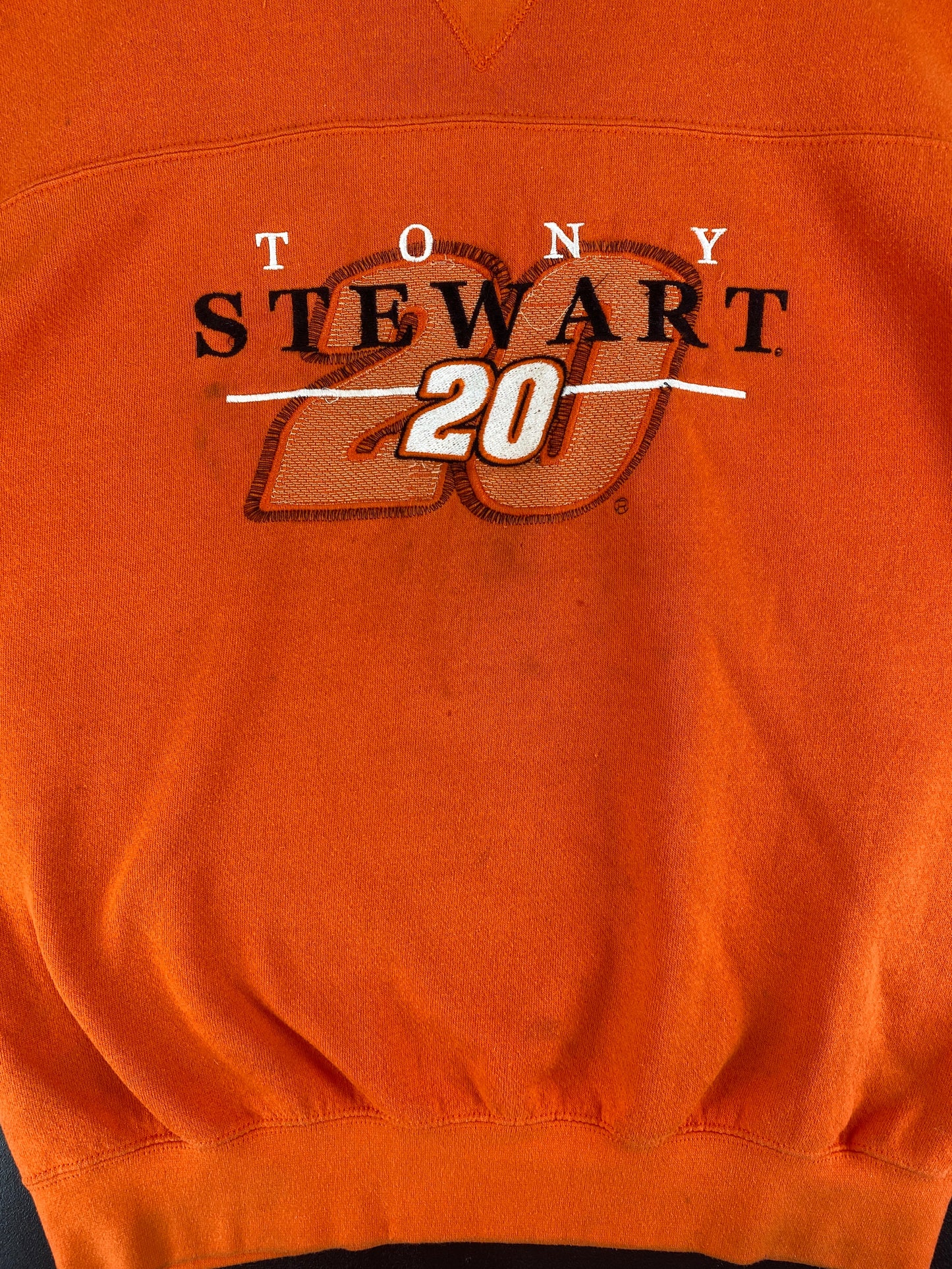 Vintage TONY STEWART Size Approx. L Racing Sweat-shirt / G3303S