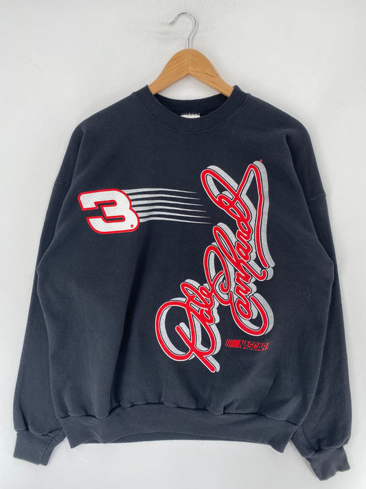 Vintage NASCAR DALE EARNHARDT Size XL Racing Sweat-shirt / F1076S
