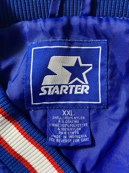 (XXL) 90’s STARTER x KANSAS JAYHAWKS College Nylon Jacket / A0592N