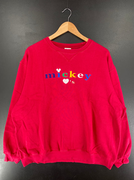 00' DISNEY MICKEY Size L Vintage Sweat-shirt / F1450S