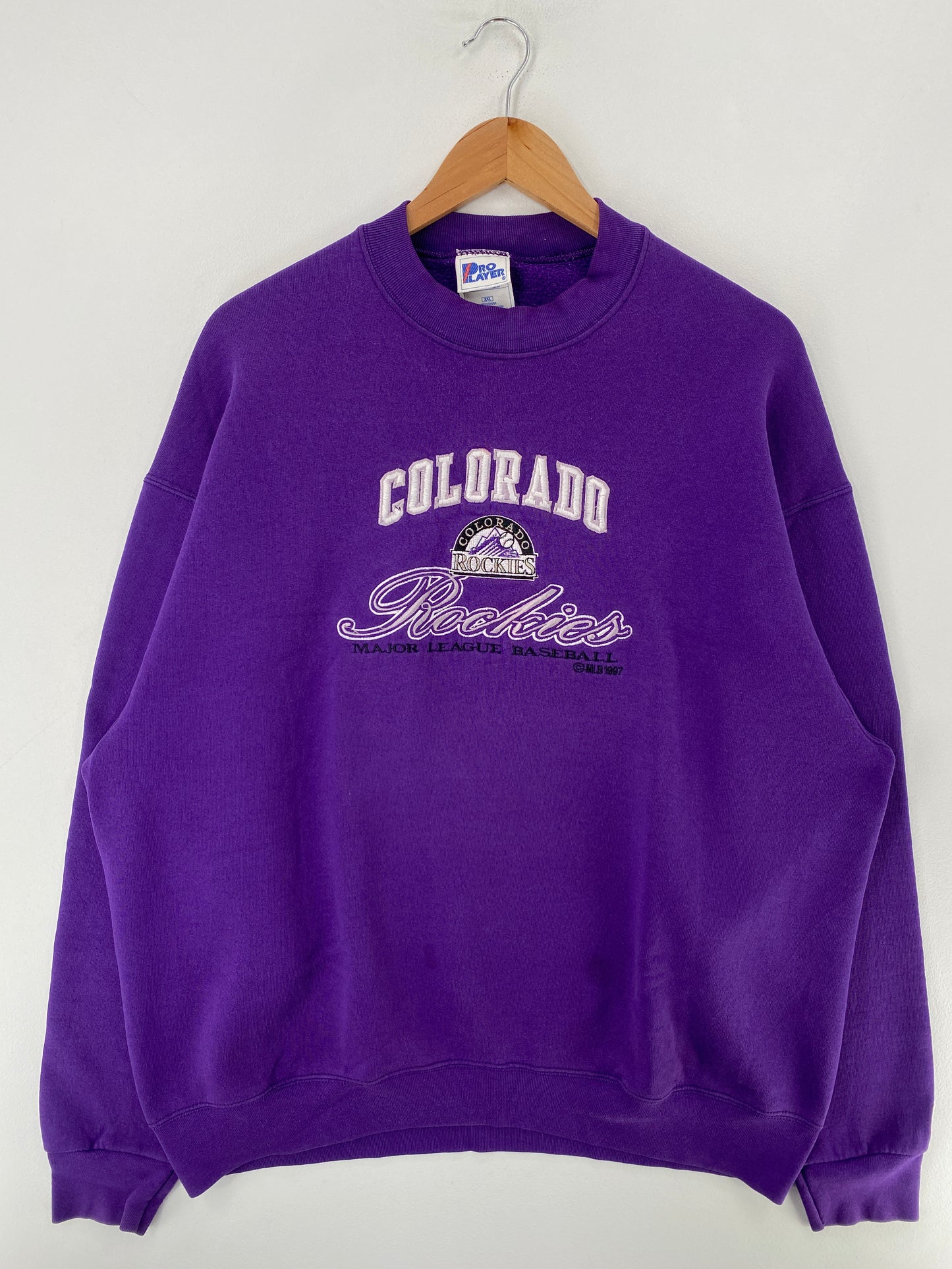 90's COLORADO ROCKIES Made in USA Size XXL MLB Sweat-Shirt / F8160S