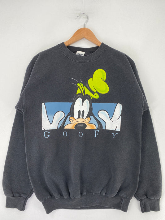 90's GOOFY Made in USA Size XL Vintage Disney Sweat-Shirt / F9033S