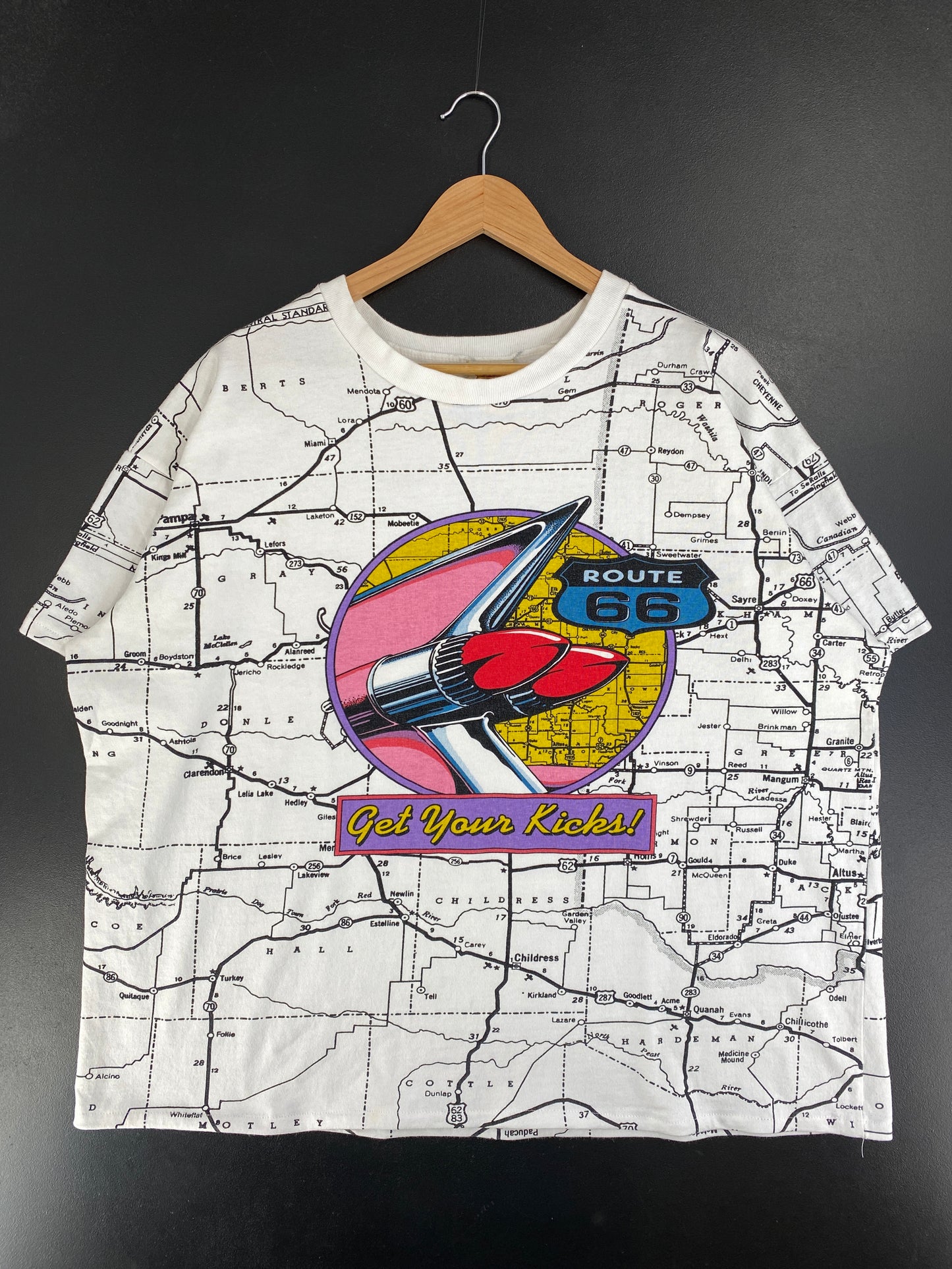 90's ROUTE 66 Made in USA Size XL Vintage T-Shirt / G2440T