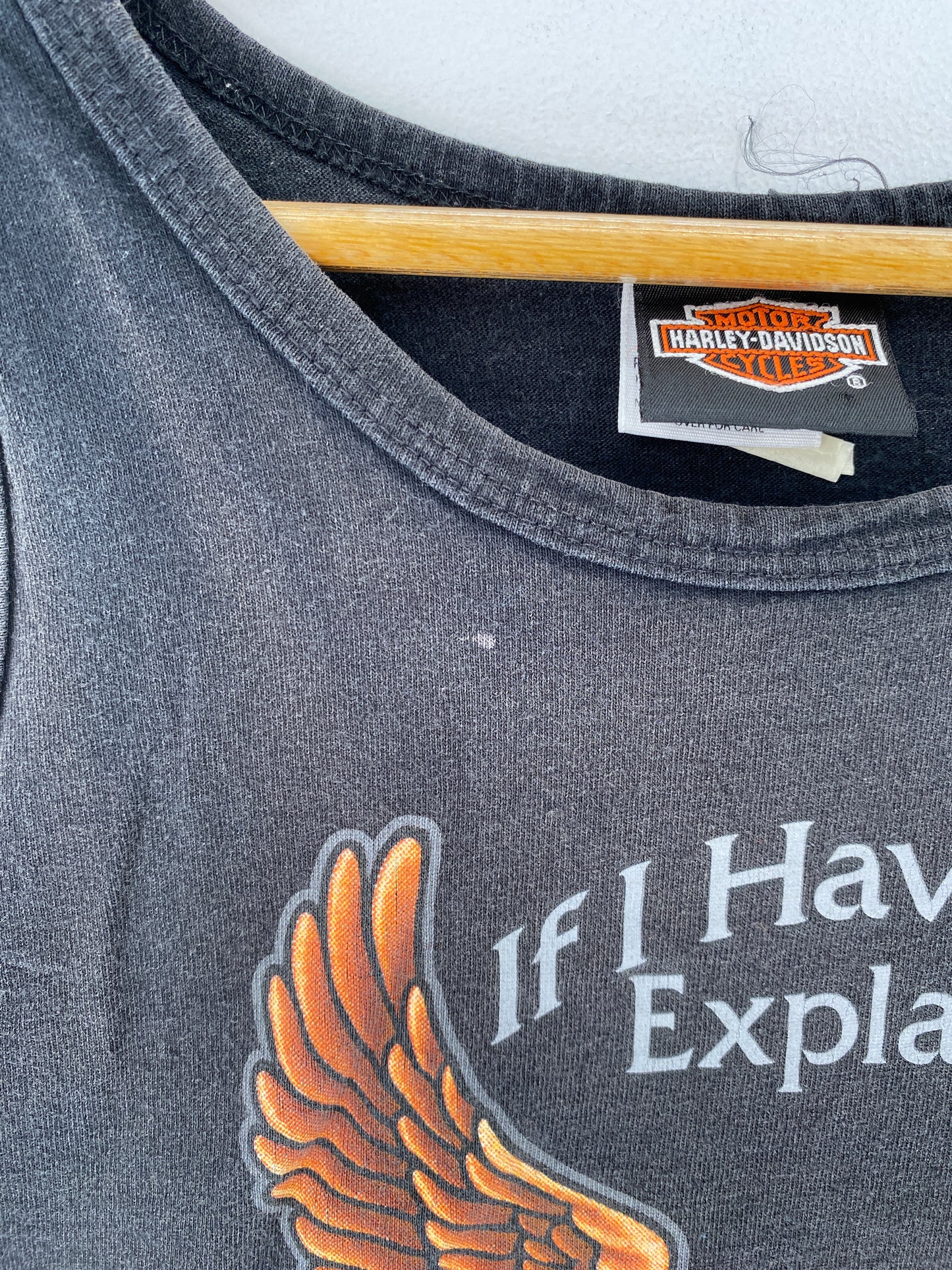 90's HARLEY-DAVIDSON Made in USA Size L Vintage Tank Top / F1627T
