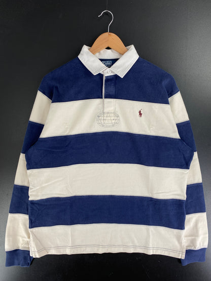90's POLO RALPH LAUREN Size L Vintage Rugby-Shirt / F8229R