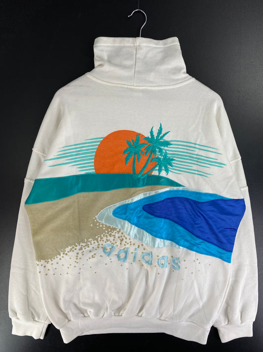 90’s ADIDAS Size No Tag(Approx.L-XL) Vintage Sweat-shirt / G5872S