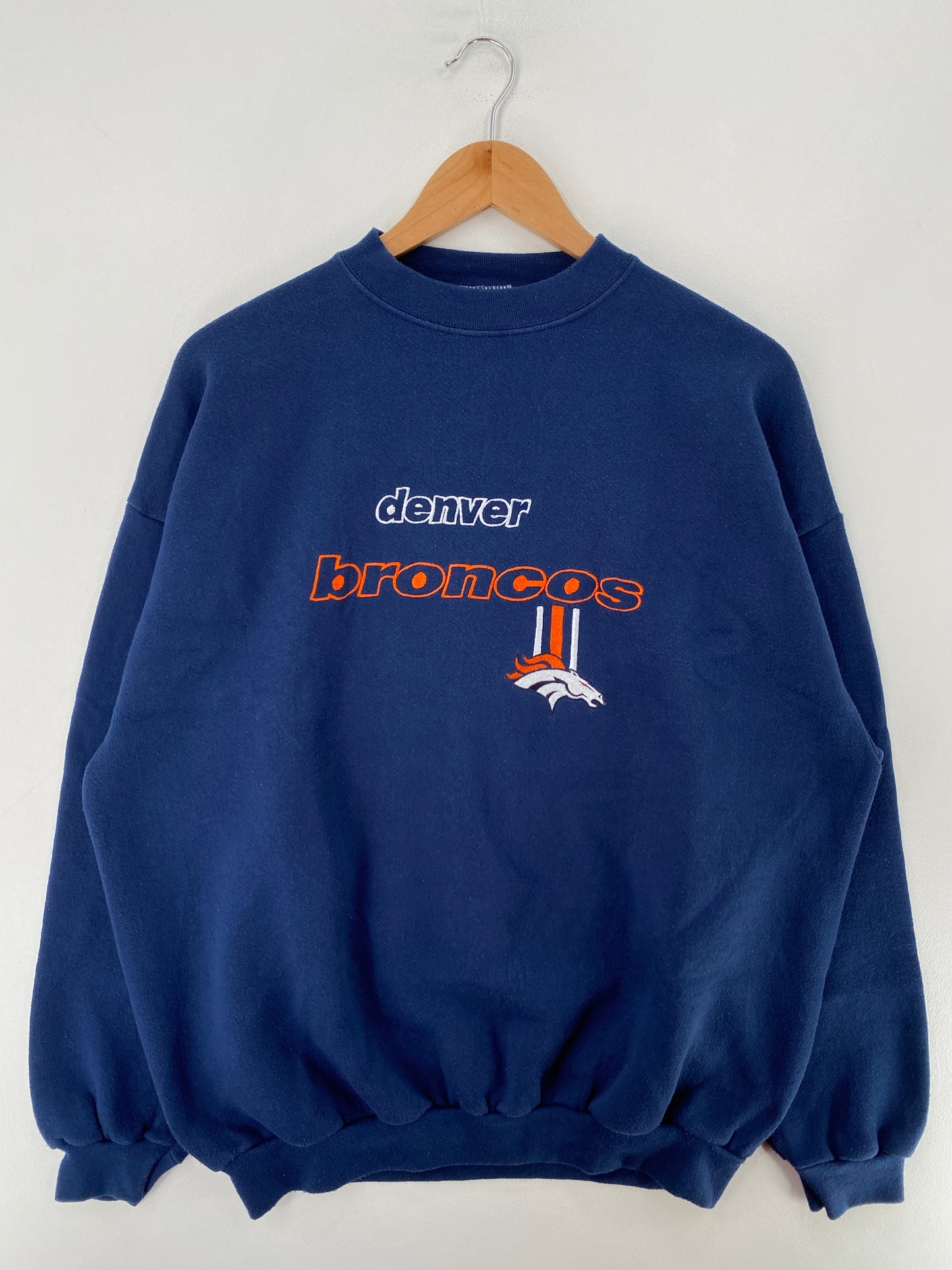 00' DENVER BRONCOS Size XL Vintage NFL Sweat-Shirt / G4021S