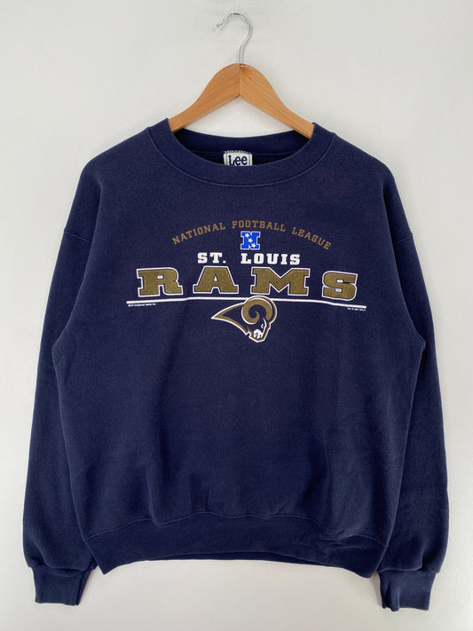 2001 ST. LOUIS RAMS Size M Vintage NFL Sweat-shirt / G2944S