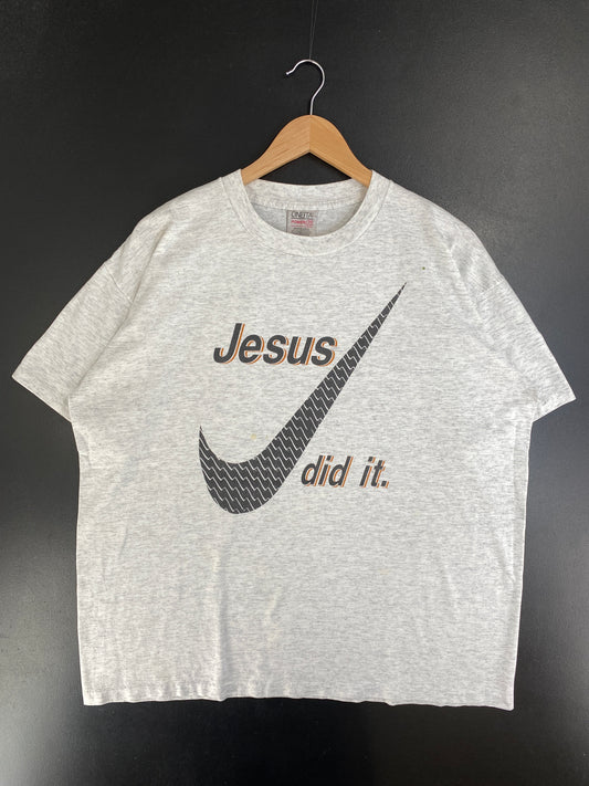 90’s JESUS DID IT. Size XL Vintage T-Shirt / G2481T