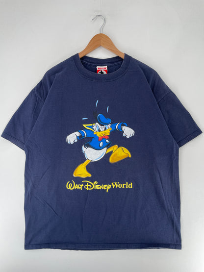 90’s DISNEY DONALD Made in USA Size XXL Vintage T-Shirt / F3075T