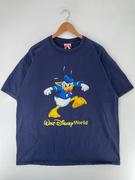 90’s DISNEY DONALD Made in USA Size XXL Vintage T-Shirt / F3075T