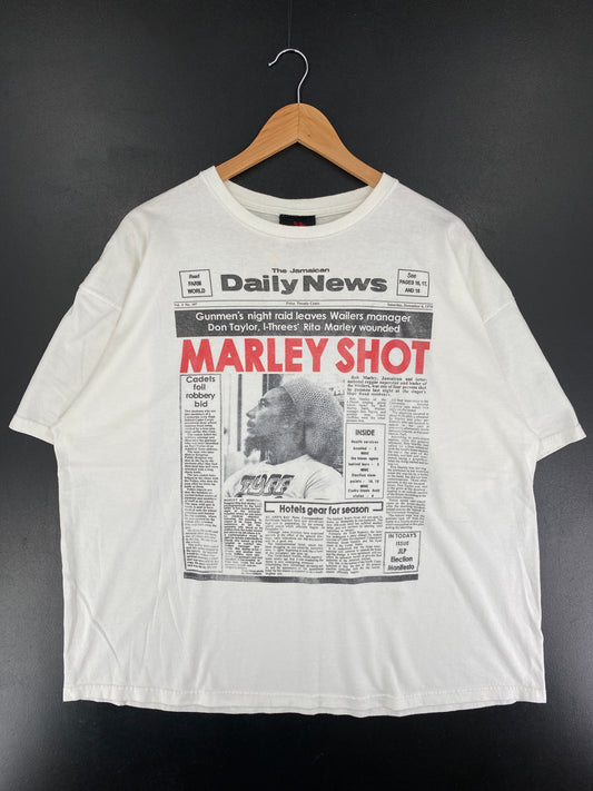 90’s BOB MARLEY Size XXL T-Shirt / F1789T