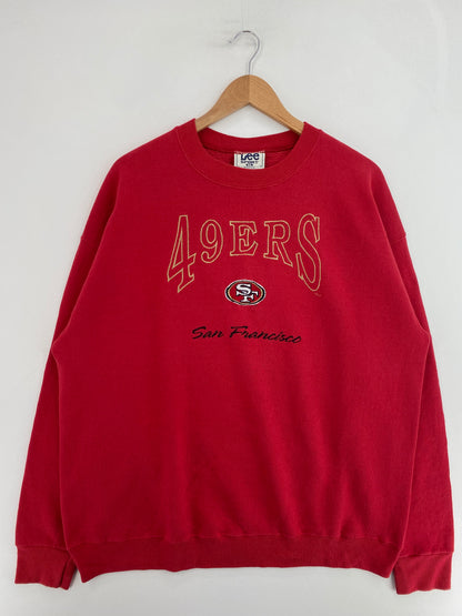 90's SAN FRANCISCO 49ERS Made in USA Size XL Vintage NFL Sweat-shirt / G4185S