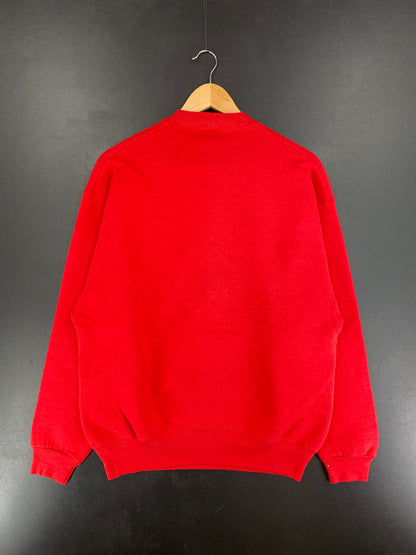 1994 WISCONSIN Made in USA Size L Vintage College Sweat-Shirt / F1979S