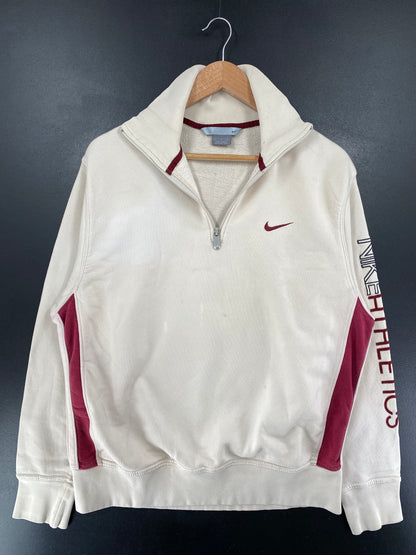 00’ NIKE MINI SWOOSH ATHLETICS Size L Vintage Half-Zip Sweat-Shirt / G6474S