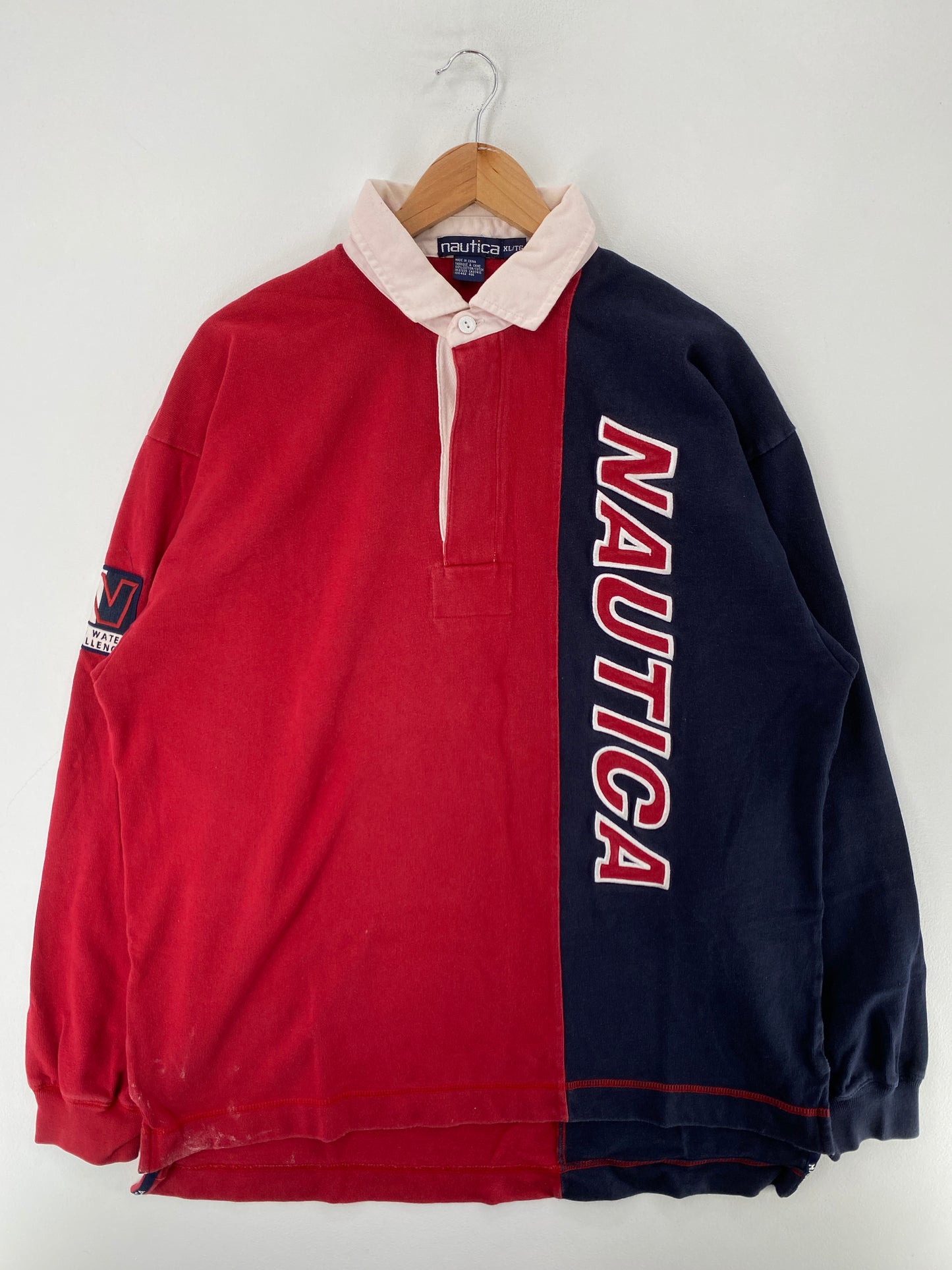 90’s NAUTICA Size XL Rugby-Shirt / G4343R