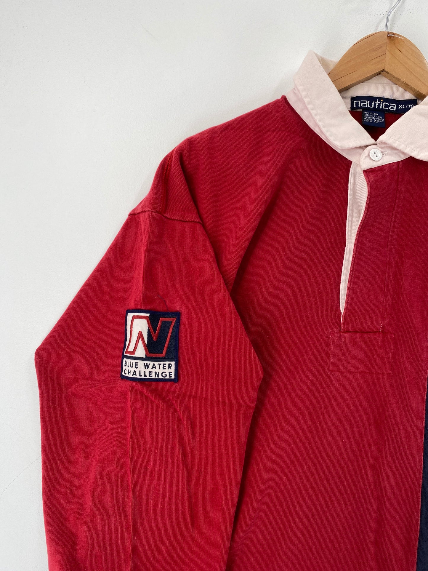 90’s NAUTICA Size XL Rugby-Shirt / G4343R